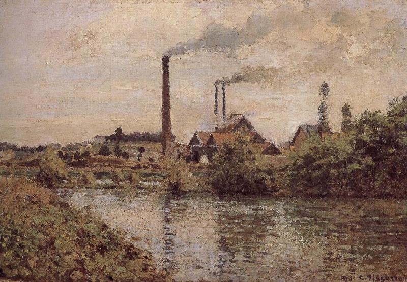 Camille Pissarro Metaponto factory Schwarz China oil painting art